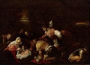unknow artist Adoration of the Shepherds painting